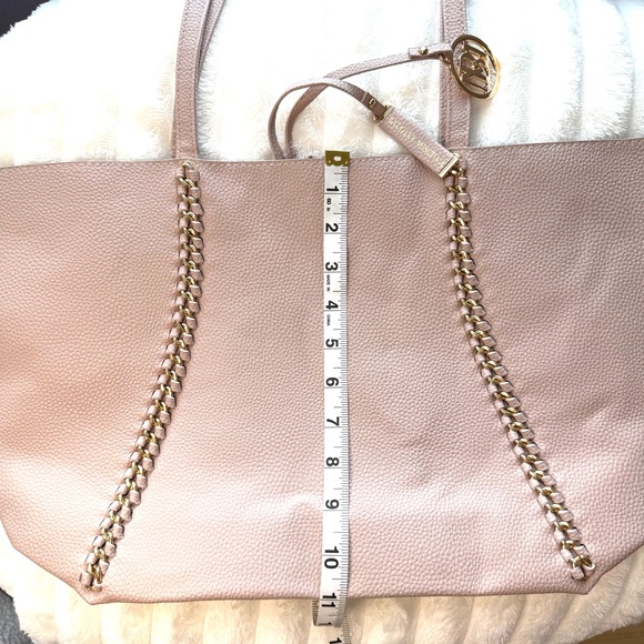 Badgley Mischka Taupe Tote Bag - Picture 6 of 8